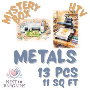 Mystery bundle of Metals HTV vinyl